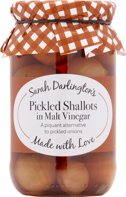 DARLINGTON'S Pickled Shallots in Malt Vinegar 439g (Pack of 6)