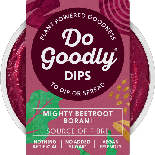 DO GOODLY DIPS Mighty Beetroot Borani 150g (Pack of 6)