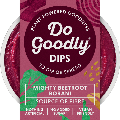 DO GOODLY DIPS Mighty Beetroot Borani 150g (Pack of 6)