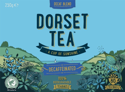 DORSET TEA Decaf Blend 80 Teabags (Pack of 6)