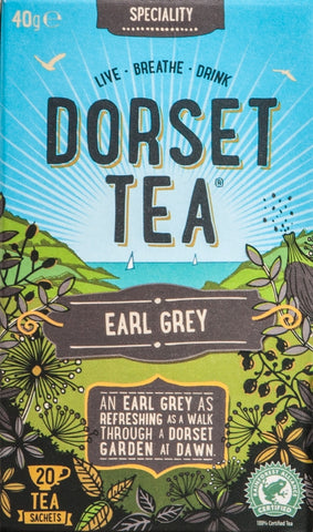 DORSET TEA Earl Grey 20 Sachets (Pack of 4)