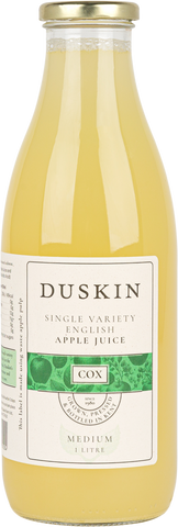 DUSKIN Single Variety English Apple Juice - Cox (Medium) 1L (Pack of 6)