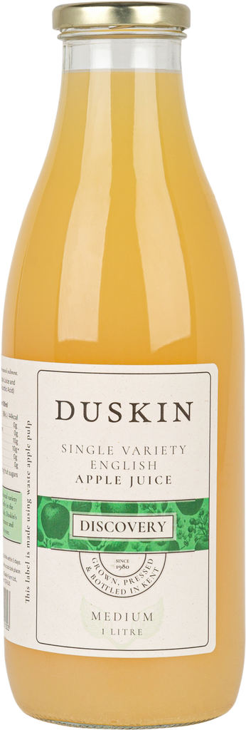 DUSKIN Single Variety English Apple Juice Discovery (Med) 1L (Pack of 6)