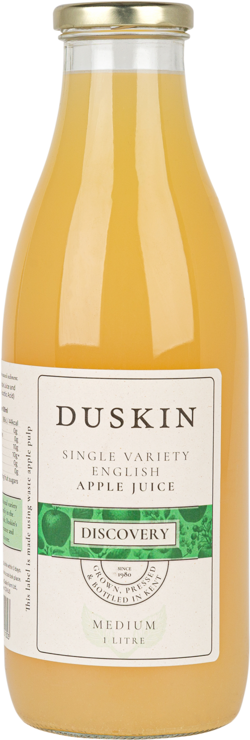 DUSKIN Single Variety English Apple Juice Discovery (Med) 1L (Pack of 6)