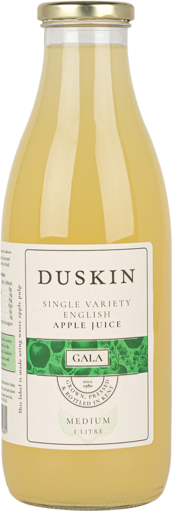 DUSKIN Single Variety English Apple Juice - Gala (Medium) 1L (Pack of 6)