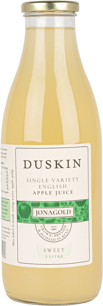 DUSKIN Single Variety English Apple Juice Jonagold Sweet 1L (Pack of 6)