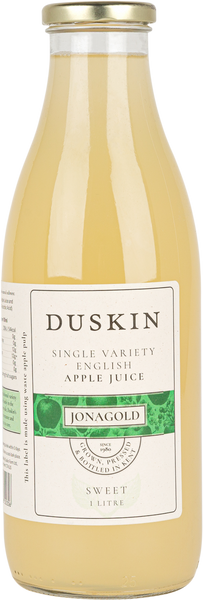 DUSKIN Single Variety English Apple Juice Jonagold Sweet 1L (Pack of 6)