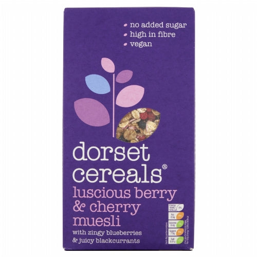 DORSET CEREALS Luscious Berry & Cherry Muesli 600g (Pack of 5)