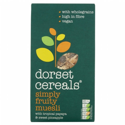 DORSET CEREALS Simply Fruity Muesli 630g (Pack of 5)