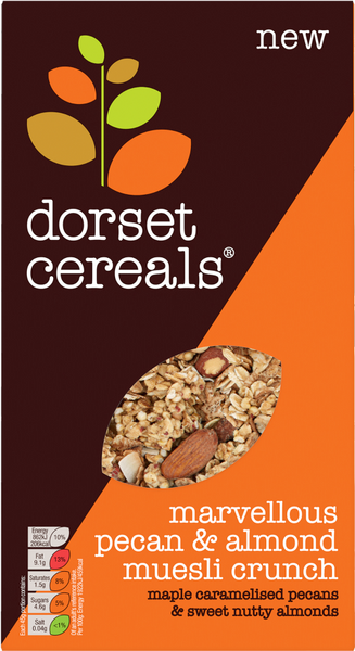 DORSET CEREALS Pecan & Almond Muesli Crunch 400g (Pack of 5)