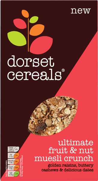 DORSET CEREALS Fruit & Nut Muesli Crunch 400g (Pack of 5)