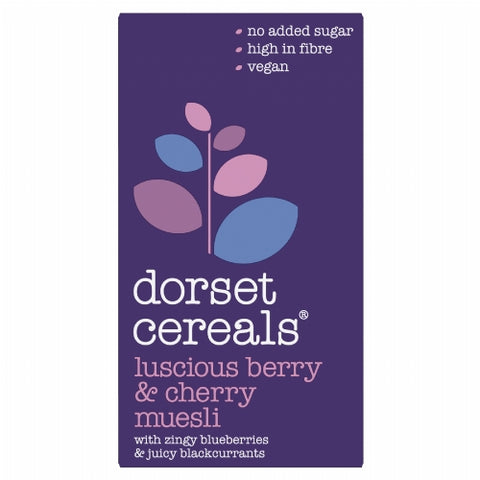 DORSET CEREALS Berry & Cherry Muesli - Single Serve 85g (Pack of 18)