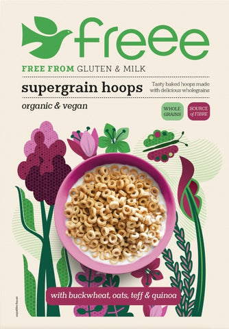 DOVES FARM Freee - Supergrain Hoops 300g (Pack of 5)