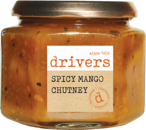 DRIVER'S Spicy Mango Chutney 350g (Pack of 6)