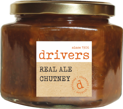 DRIVER'S Real Ale Chutney 350g (Pack of 6)