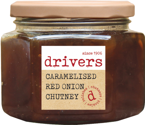 DRIVER'S Caramelised Red Onion Chutney 350g (Pack of 6)