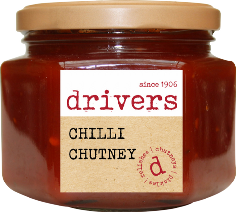 DRIVER'S Chilli Chutney 350g (Pack of 6)