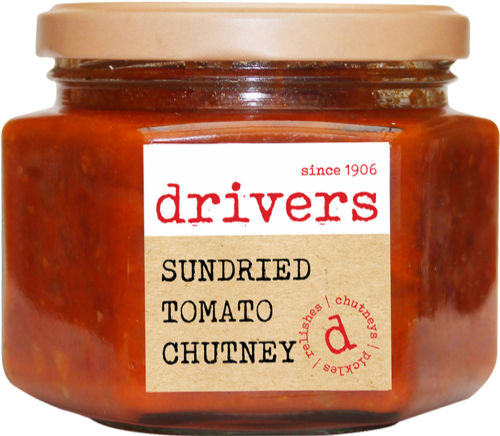 DRIVER'S Sundried Tomato Chutney 350g (Pack of 6)