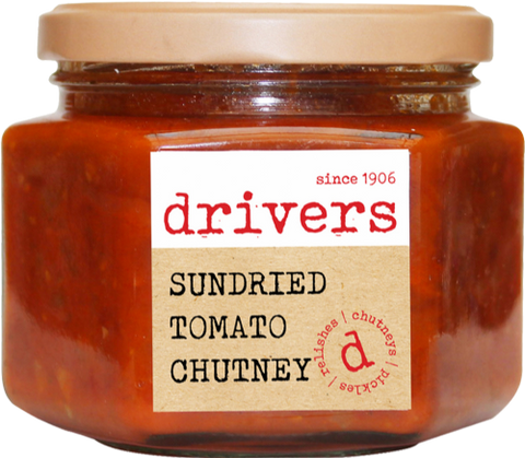 DRIVER'S Sundried Tomato Chutney 350g (Pack of 6)