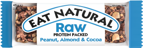 EAT NATURAL Raw Protein Packed Bar Peanut, Alm & Cocoa 45g (Pack of 12)