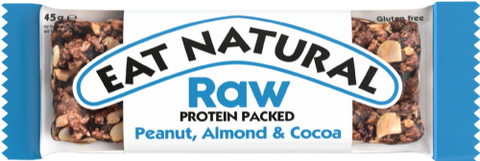 EAT NATURAL Raw Protein Packed Bar Peanut, Alm & Cocoa 45g (Pack of 12)