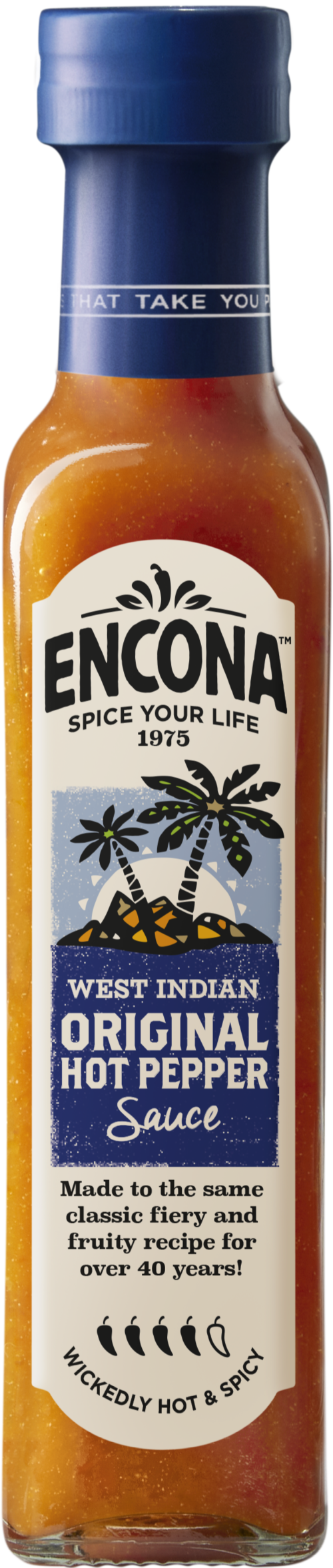ENCONA West Indian Hot Pepper Sauce 142ml (Pack of 6)