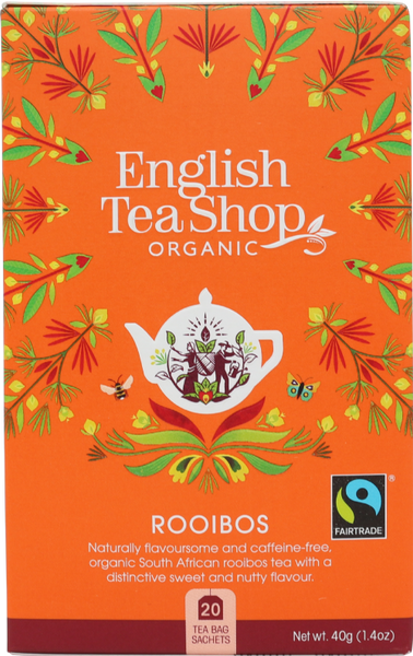 ENGLISH TEA SHOP 20 Rooibos Sachets 40g (Pack of 6)