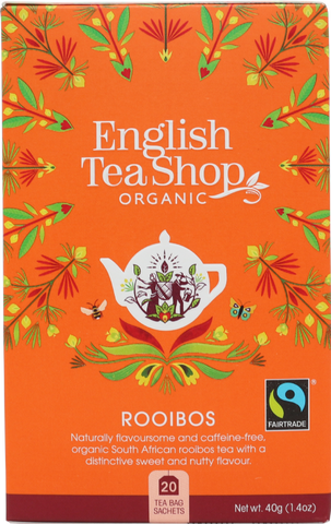 ENGLISH TEA SHOP 20 Rooibos Sachets 40g (Pack of 6)