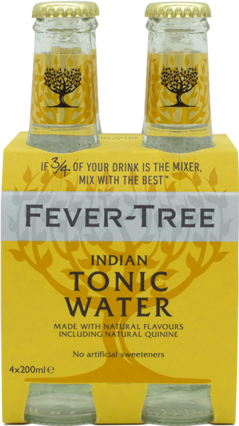 FEVER-TREE Premium Indian Tonic Water 4x200ml (Pack of 6)