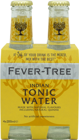 FEVER-TREE Premium Indian Tonic Water 4x200ml (Pack of 6)