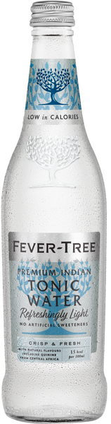 FEVER-TREE Refreshingly Light Tonic Water 500ml (Pack of 8)