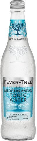 FEVER-TREE Refreshingly Light Mediterranean Tonic Water500ml (Pack of 8)