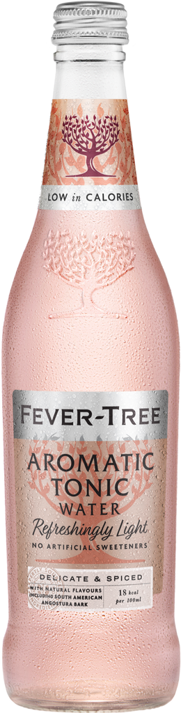 FEVER-TREE Refreshingly Light Aromatic Tonic Water 500ml (Pack of 8)