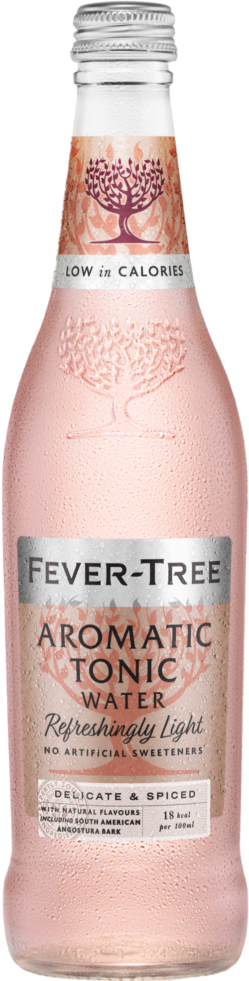 FEVER-TREE Refreshingly Light Aromatic Tonic Water 500ml (Pack of 8)