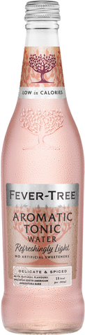 FEVER-TREE Refreshingly Light Aromatic Tonic Water 500ml (Pack of 8)