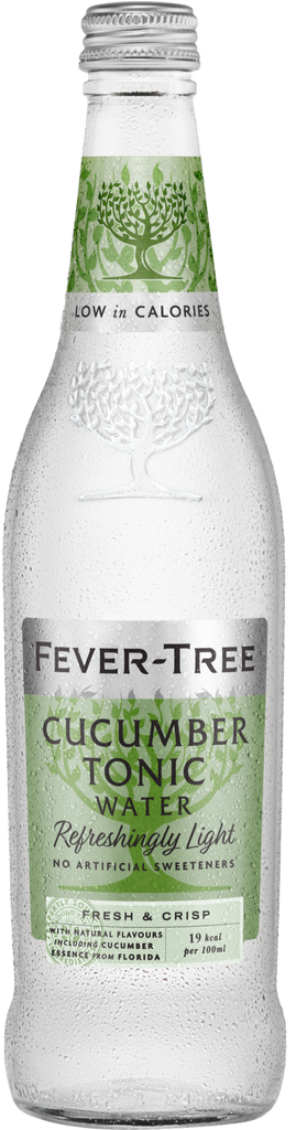 FEVER-TREE Refreshingly Light Cucumber Tonic Water 500ml (Pack of 8)