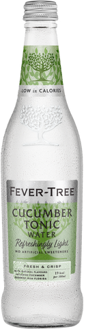 FEVER-TREE Refreshingly Light Cucumber Tonic Water 500ml (Pack of 8)