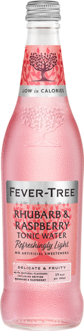 FEVER-TREE Ref. Light Sweet Rhubarb & Rasp Tonic Water 500ml (Pack of 8)