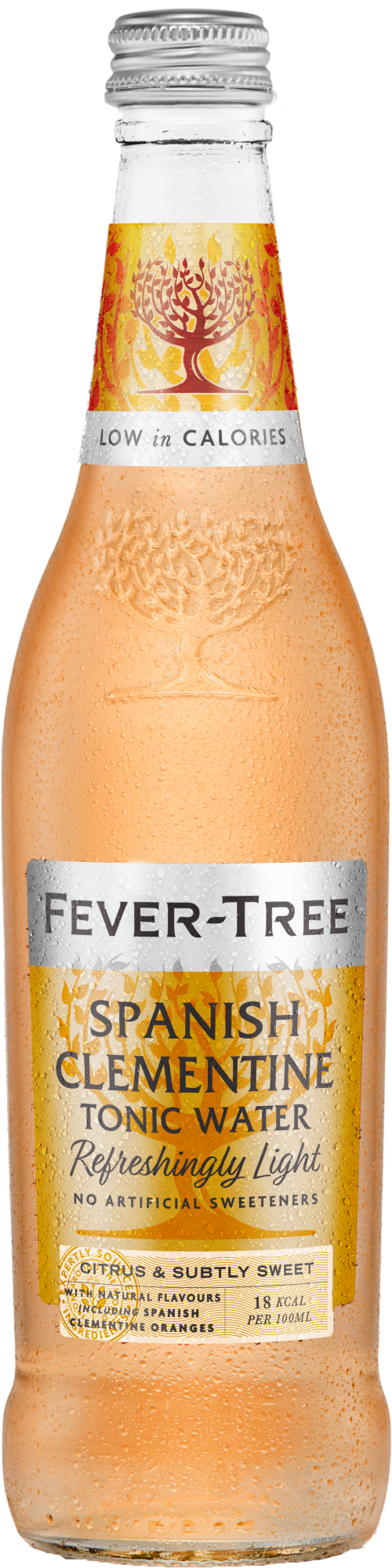 FEVER-TREE Ref. Light Spanish Clementine Tonic Water 500ml (Pack of 8)