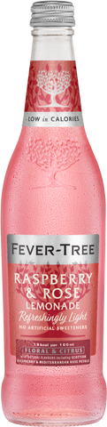 FEVER-TREE Refreshingly Light Rasp & Rose Lemonade 500ml (Pack of 8)