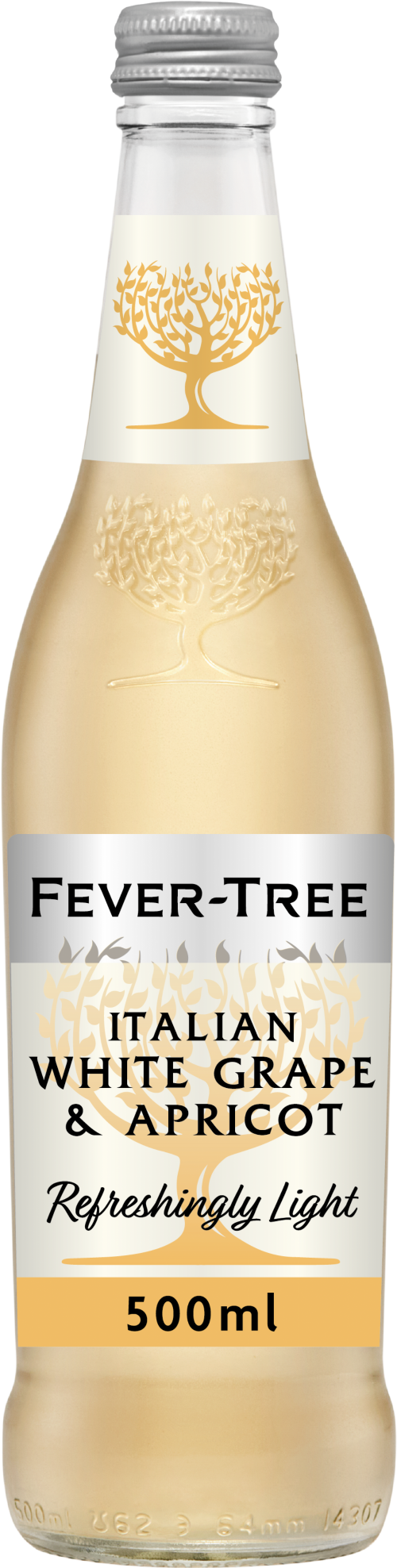 FEVER-TREE Refreshingly Light White Grape & Apricot 500ml (Pack of 8)