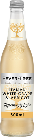 FEVER-TREE Refreshingly Light White Grape & Apricot 500ml (Pack of 8)