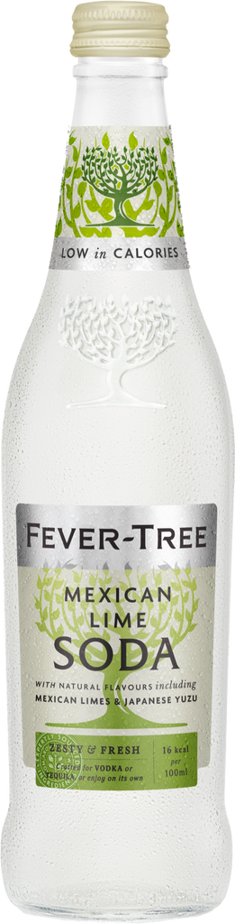 FEVER-TREE Mexican Lime Soda 500ml (Pack of 8)