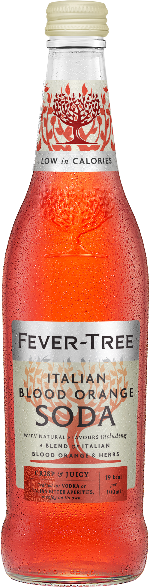 FEVER-TREE Italian Blood Orange Soda 500ml (Pack of 8)