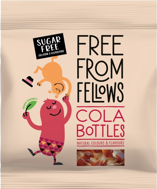 FREE FROM FELLOWS Cola Bottles 100g (Pack of 10)