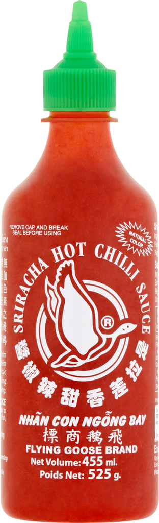 FLYING GOOSE Sriracha Hot Chilli Sauce 455ml (Pack of 12)