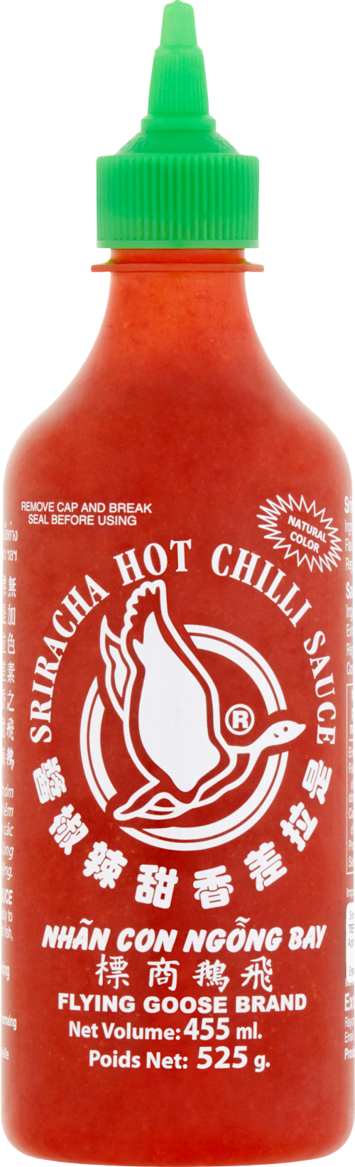 FLYING GOOSE Sriracha Hot Chilli Sauce 455ml (Pack of 12)