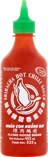 FLYING GOOSE Sriracha Hot Chilli Sauce 455ml (Pack of 12)