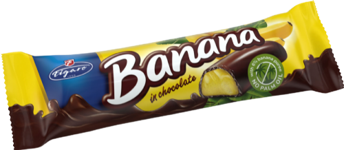 FIGARO Banana in Chocolate 25g (Pack of 35)