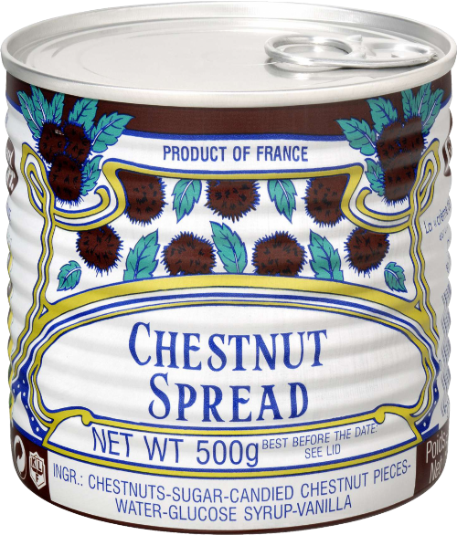 CLEMENT FAUGIER Chestnut Spread (Sweetened) 500g (Pack of 12)